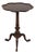 Biggs Scallop Tilt Top Mahogany Candle Stand Table For Sale