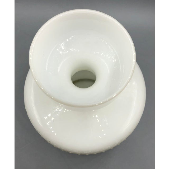 Antique White Opaline Glass Vase, Florence, 19th Century For Sale - Image 12 of 14