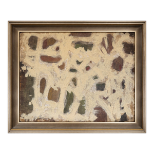 “Organic Web Abstraction” — Contemporary Oil on Panel, Dated 2010