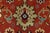 Mahal Rug 9' X 12'5' Red Wool Traditional Hand-Knotted Oriental Carpet For Sale - Image 11 of 15