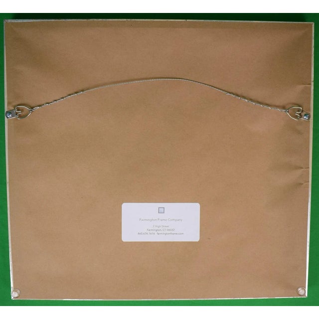 Print Sz: 13"H x 14 1/4"W Frame Sz: 14 3/8"H x 15 1/2"W w/ gilt bamboo frame Original color page + 1/4 from Slim Aarons'...