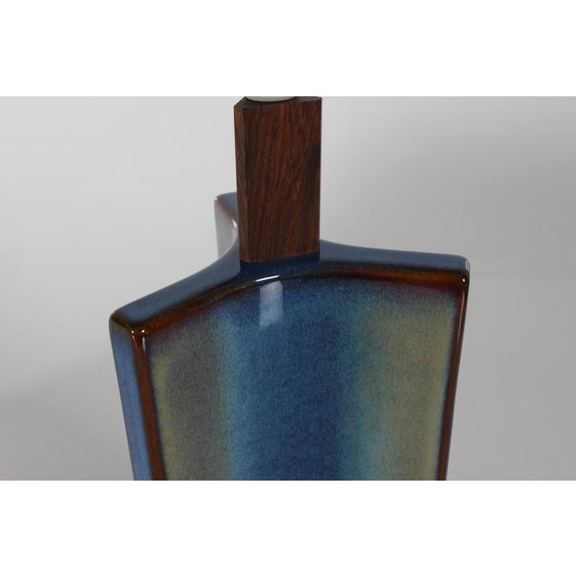 Einar Johansen Tall Danish Sculptural Table Lamp from Søholm, 1960s For Sale - Image 4 of 10