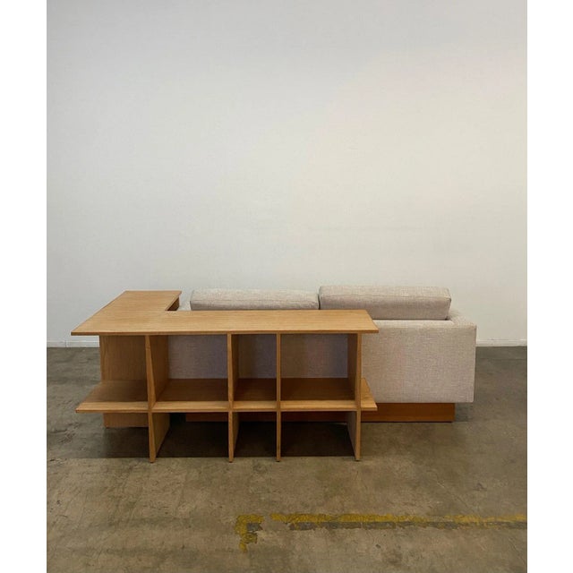 Custom Made Corner Sofa Bookcase For Sale - Image 9 of 12