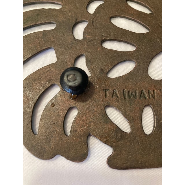 Vintage Copper Chicken Trivet Folk Art Design For Sale - Image 12 of 12