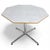 Mid-Century Octagonal Formica Dining Table with Chrome Base, 1960s For Sale - Image 9 of 9
