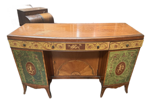 Early 20th-Century Antique Venetian Neoclassical Painted Vanity