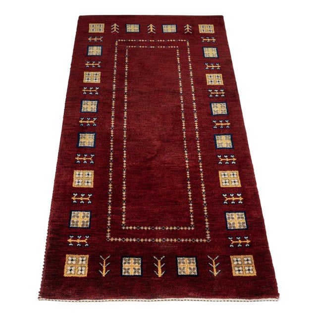 Vintage Gabbeh Rug, 1980s For Sale