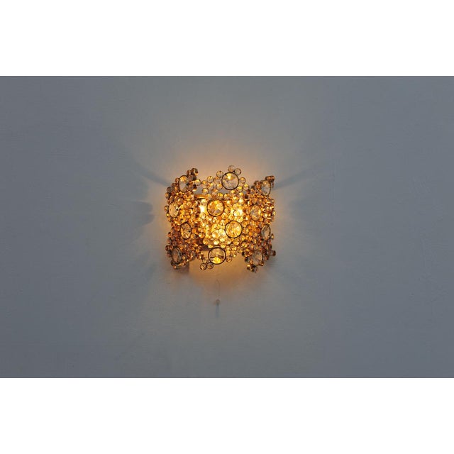 Gold Model S103w Wall Lamps from Palwa, Set of 2 For Sale - Image 8 of 9
