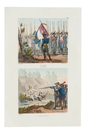 Unknown, Battle, Lithograph, 19th Century