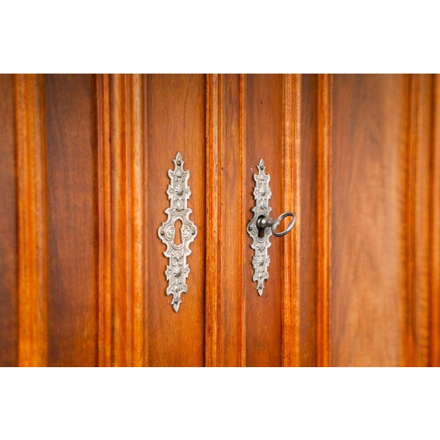 Brown Gründerzeit Wardrobe, Late 19th Century For Sale - Image 8 of 18