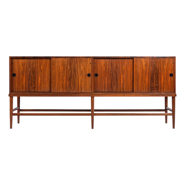 Highboard or Sideboard in Rosewood, Denmark, 1967 For Sale