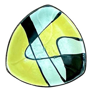 Vintage West German Hand Painted Bowl For Sale