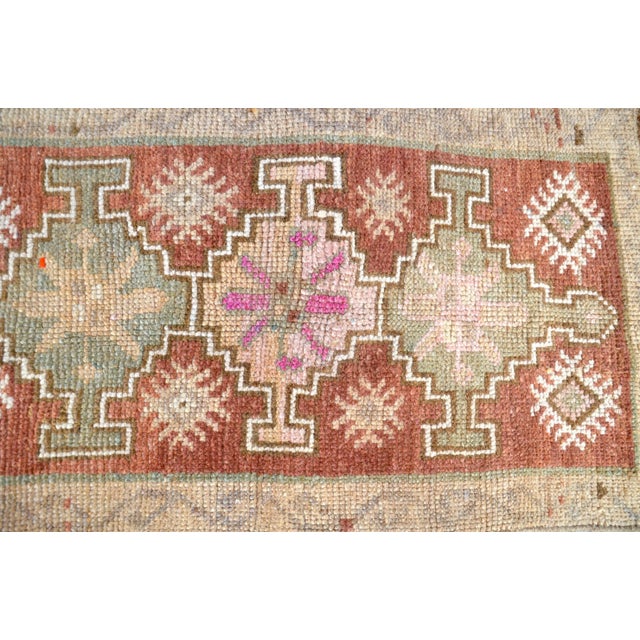 Tribal 1960s Boho Chic Aztec Anatolia Rug For Sale - Image 3 of 6