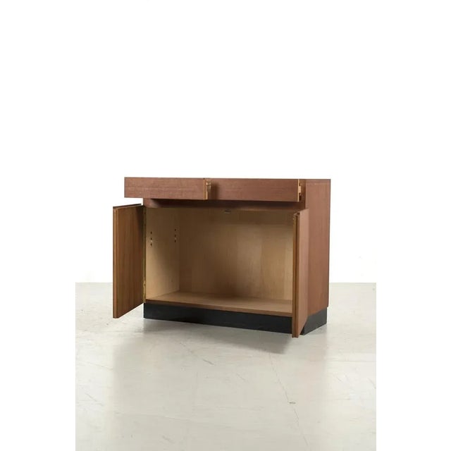 A wonderful cabinet designed by dieter waeckerlin. In good vintage condition. Measurements h. 71 cm; w. 86 cm; d. 37,6 cm.