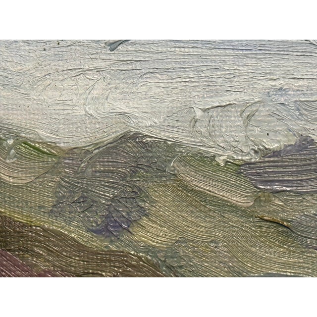 Oil on Canvas Landscape, Vintage For Sale In San Francisco - Image 6 of 12