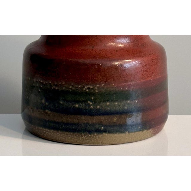 Sculptural Studio Ceramic Art Vase by Jürgen Riecke, Germany, 1960s For Sale - Image 4 of 12