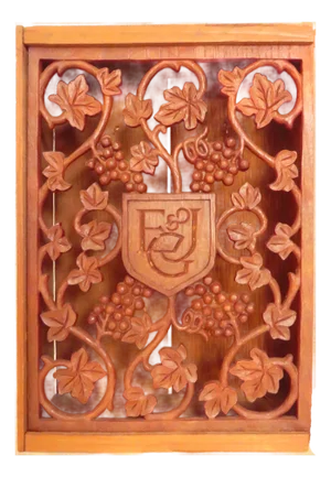 Vintage Carved Wine Presentation Box