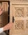 Brown 1970s Carved Brutalist Oak Buffet For Sale - Image 8 of 14