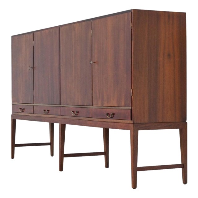 Danish Highboard in Rosewood by Severin Hansen for Haslev Møbelsnedkeri, 1960 For Sale
