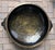 Metal Large Brass Vintage Etched Handcrafted Indian Urli Bowl (29 Inches Long and 20lbs) For Sale - Image 7 of 14