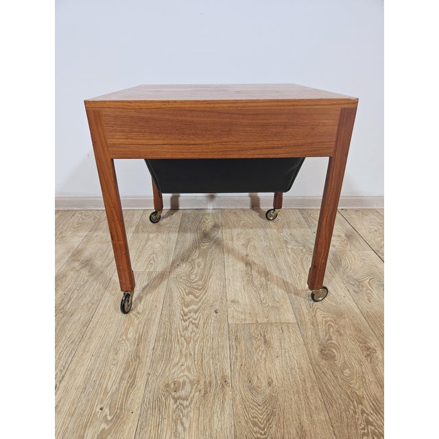 Mid-Century Modern Sewing Table in Teak, Denmark, 1950s-1960s For Sale - Image 6 of 18