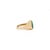 Metal 2.67ct Chunky Pear-Cut Emerald Contemporary Dome Ring in 18k Yellow Gold Size 9 For Sale - Image 7 of 15