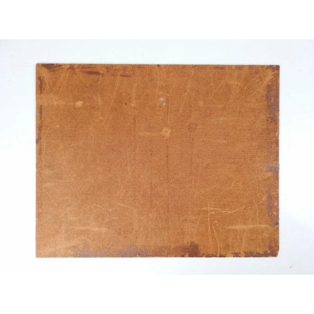 Early 20th Century Vintage Impressionist Mountain Valley Landscape Painting For Sale - Image 5 of 6