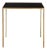 Mirror Top Accent Table in Gold & Black For Sale