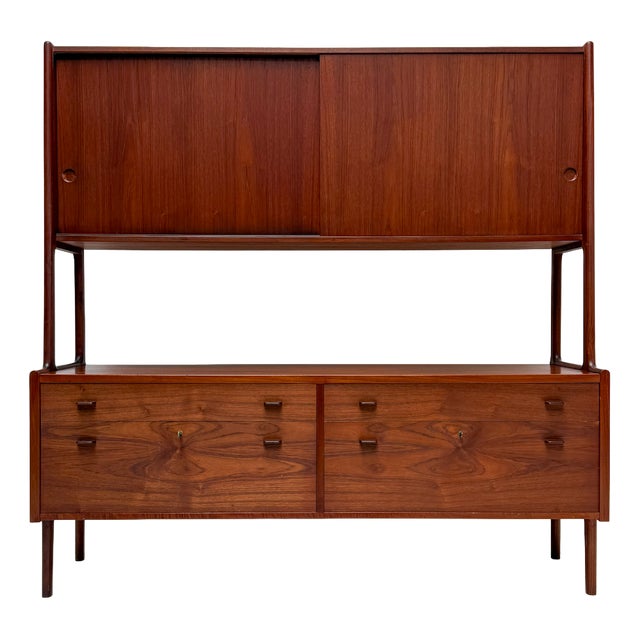 Vintage Danish RY20 Sideboard in Teak by Hans J. Wegner for Ry Møbler, 1950s For Sale