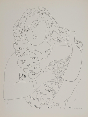 Henri Matisse, Séductrice, Semi Nude, Lithograph
