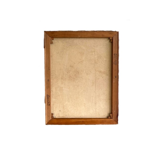 1940s Religious Painting on Canvas For Sale - Image 5 of 6