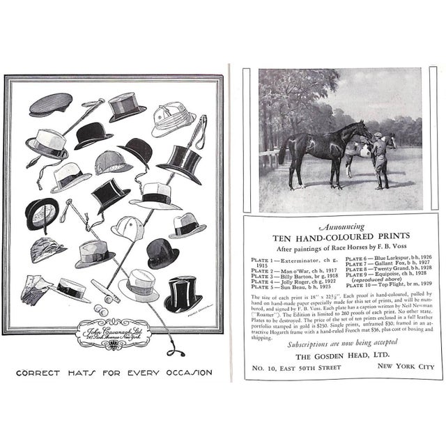 "Record of Hunt Race Meetings in America Volume Iii, Races of 1933" Vischer, Peter [Editor, Polo] For Sale - Image 11 of 12