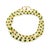 18 karat yellow gold Graduating Ethiopian Opal beads 110 carats approx. Tsavorite beads 50 carats approx. Length 36 inch...