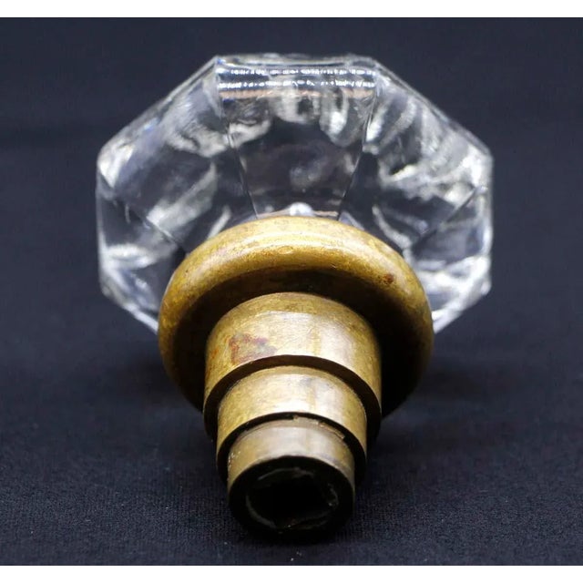 Mid 20th Century Mid 20th Century Swirled Glass Entry Door Knob With Mercury Bullet For Sale - Image 5 of 5