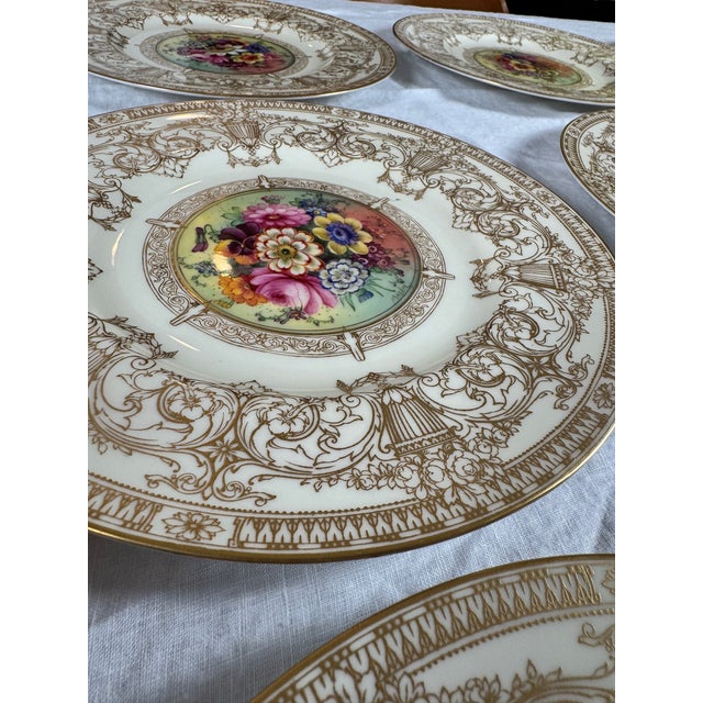 12 Antique Royal Worcester Hand-Painted & Signed Cabinet Plates For Sale - Image 9 of 12
