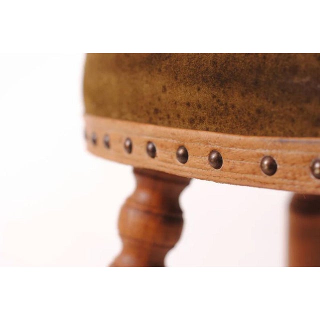 Antique French Farmhouse Stool, 1800s For Sale - Image 3 of 11