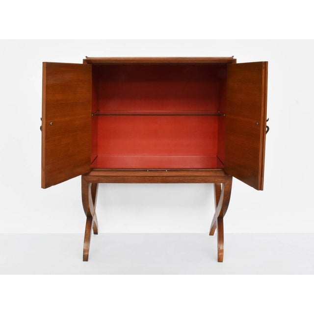 Brown Dry Bar attributed to Emilio Lancia, Milano, 1948 For Sale - Image 8 of 10