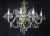 Vintage Venetian Glass 8-Branch Chandelier, 1980s For Sale - Image 3 of 12