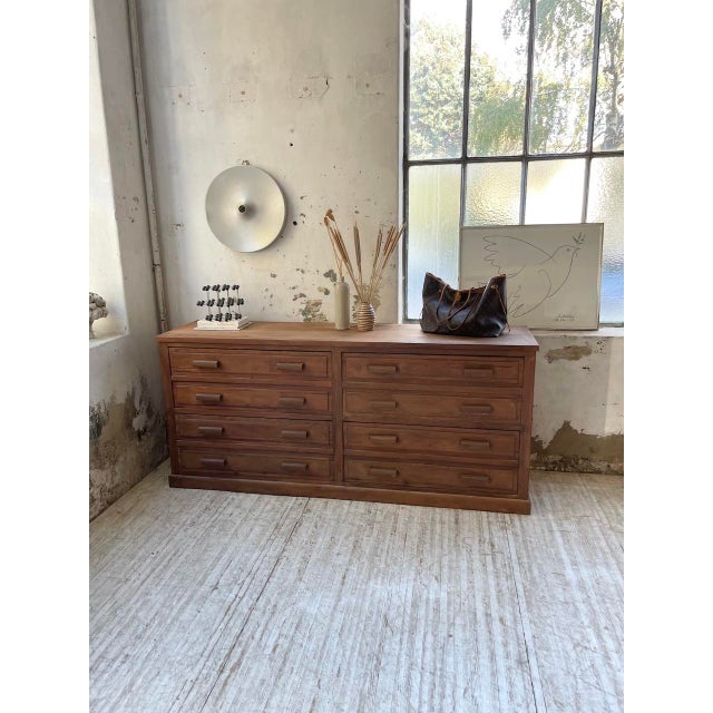 Haberdashery Furniture in Pitch Pine, 1950s For Sale - Image 3 of 18