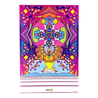 Peter Max Pop Art Poster 16, 2000 Lights Years 1970 For Sale