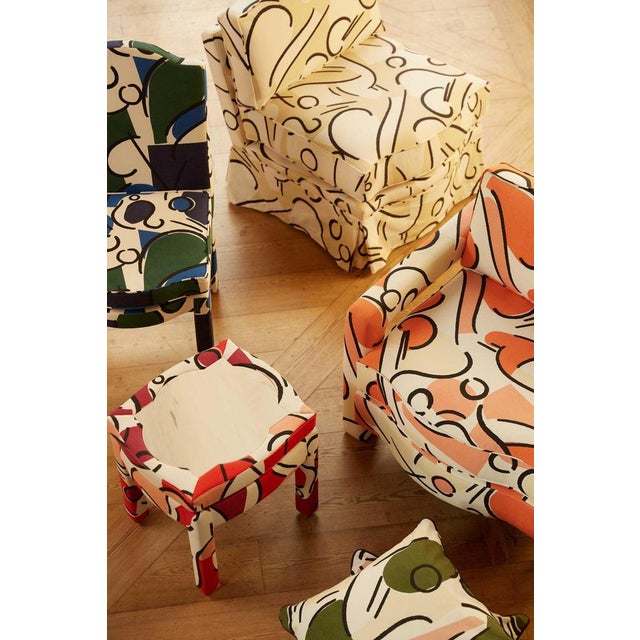 Pesto Piero Ottoman by Ceraudo For Sale - Image 4 of 9