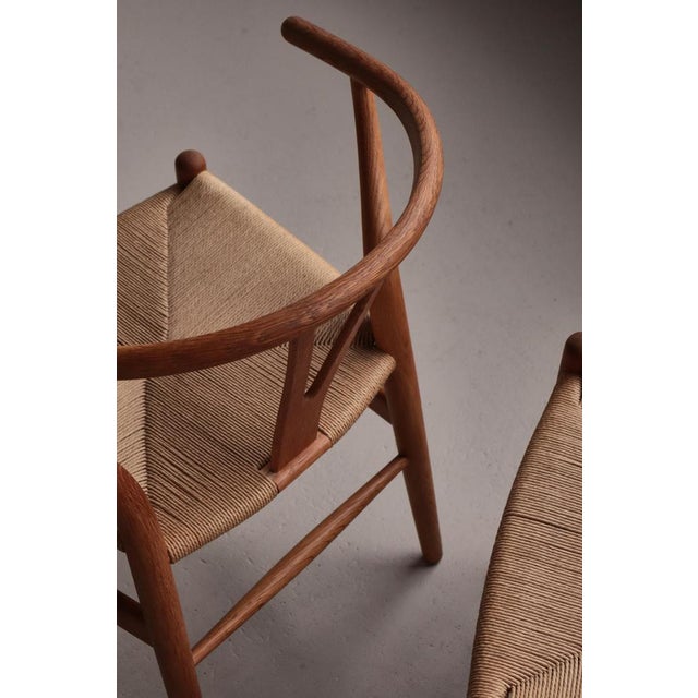 Wishbone Chairs by Hans J. Wegner for Carl Hansen & Sons, 1960s, Set of 6 For Sale - Image 17 of 18