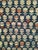 Textile Vintage Kurdish Kilim Rug, Hand-Woven All-Over Paisley Pattern, Blue & Brick, 6x9 For Sale - Image 7 of 13