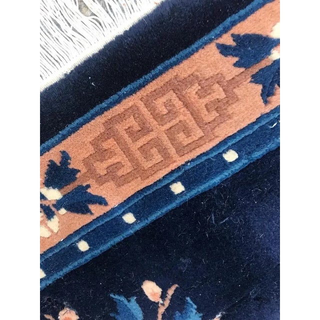 Textile Vintage Little Chinese Rug, 1980s For Sale - Image 7 of 10