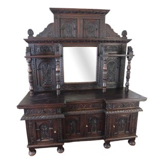 Antique Victorian Sideboard from Edwards & Roberts For Sale