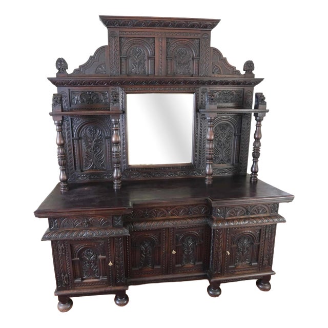 Antique Victorian Sideboard from Edwards & Roberts For Sale