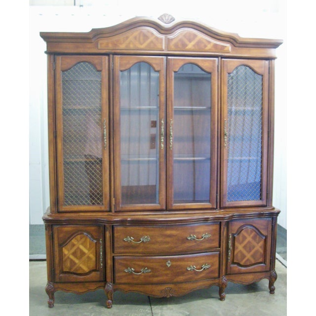 French Provincial Bassett Lighted Top China Chairish