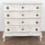 Rococo 18th Century Large White Chest of Four Drawers, Denmark For Sale - Image 3 of 8