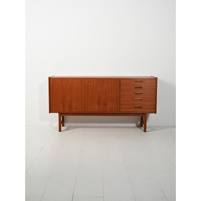 Scandinavian Sideboard with Cantilevered Handles, 1960s For Sale - Image 12 of 12