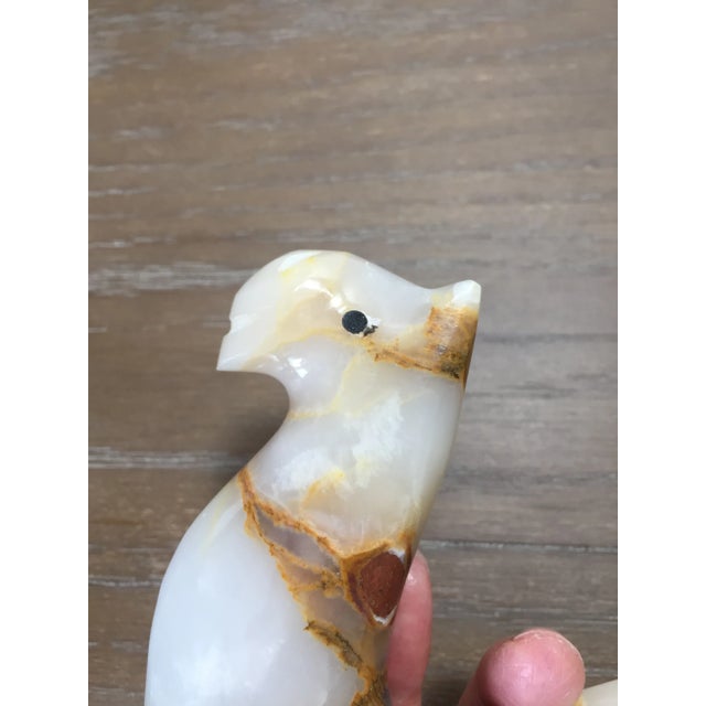 Carved and Polished Onyx Sitting Camel For Sale - Image 9 of 13